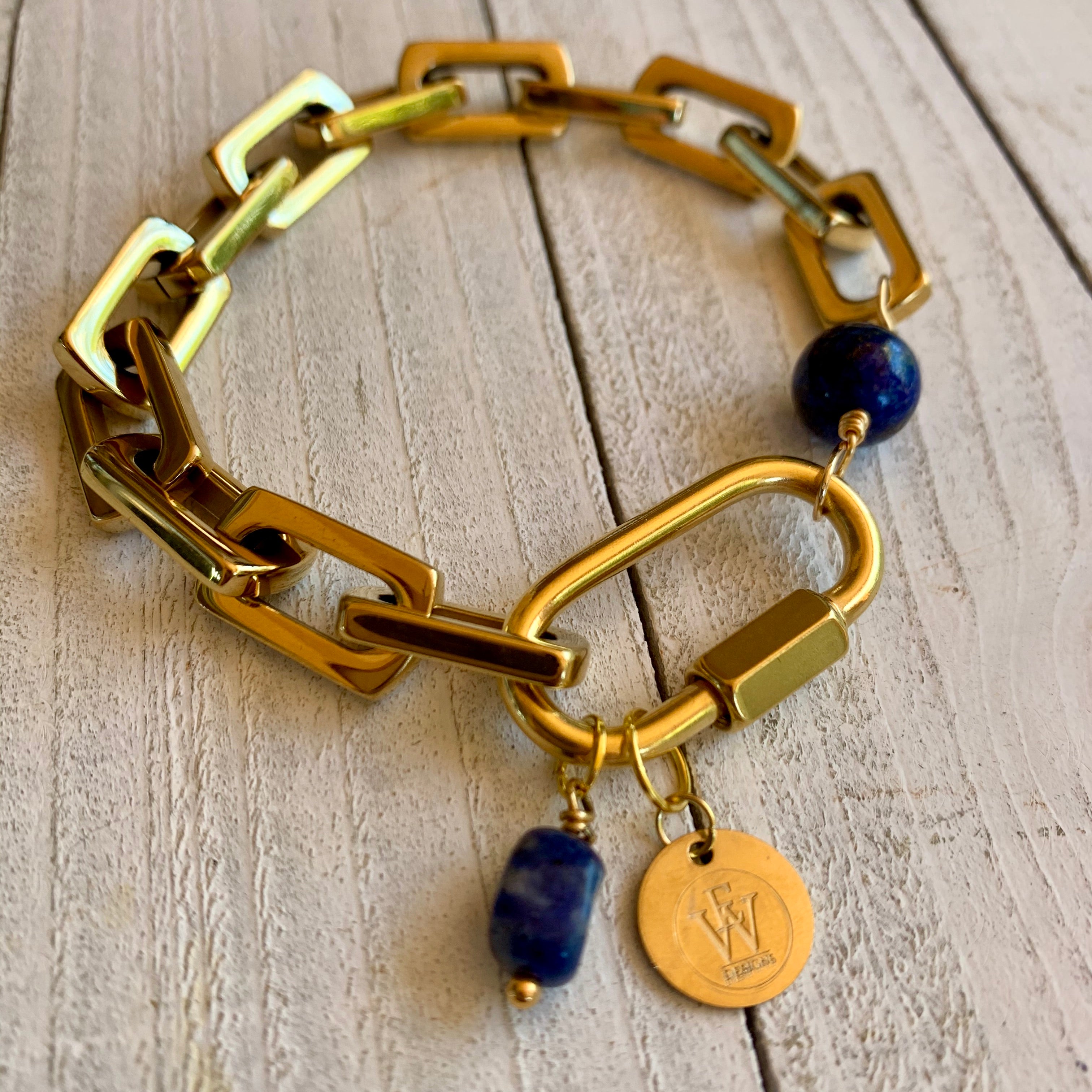 Shop Lv Monogram Colors Chain Bracelet