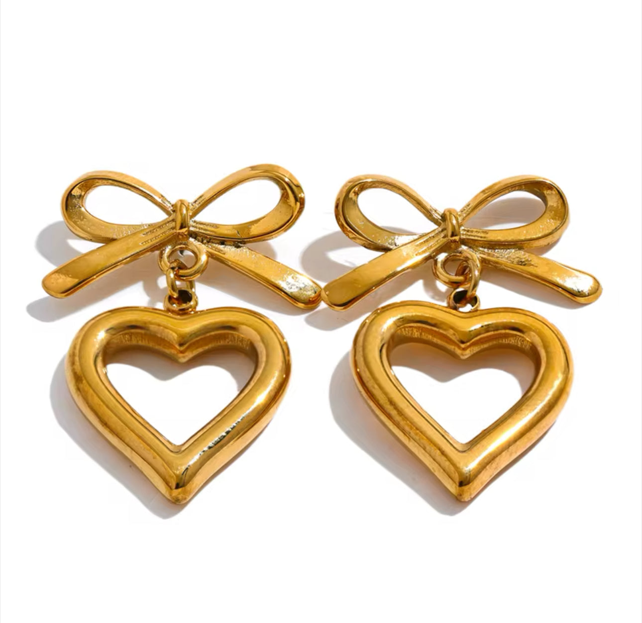 Bows and Hearts Earrings | Erika Williner Designs