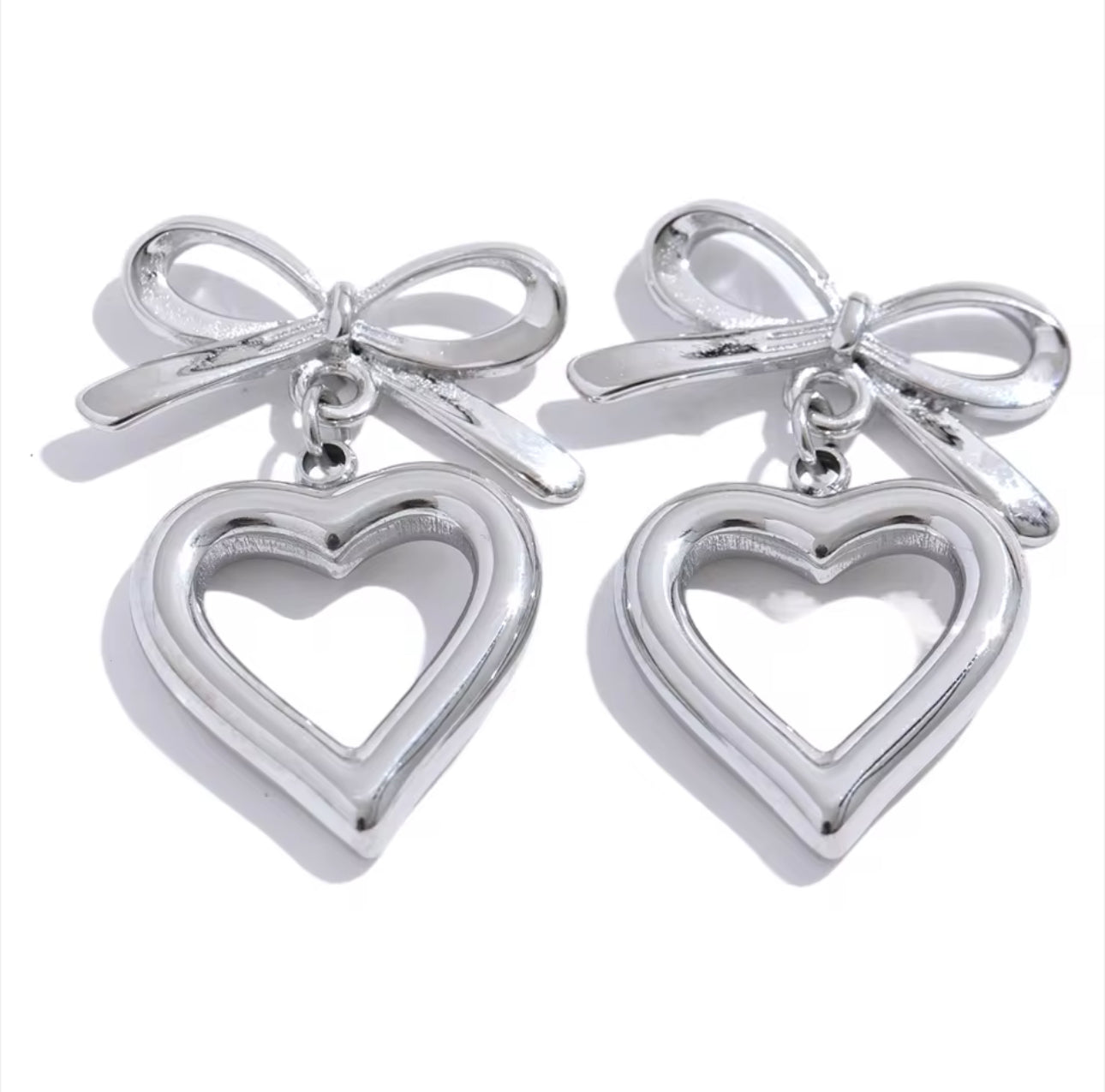 Bows and Hearts Earrings | Erika Williner Designs