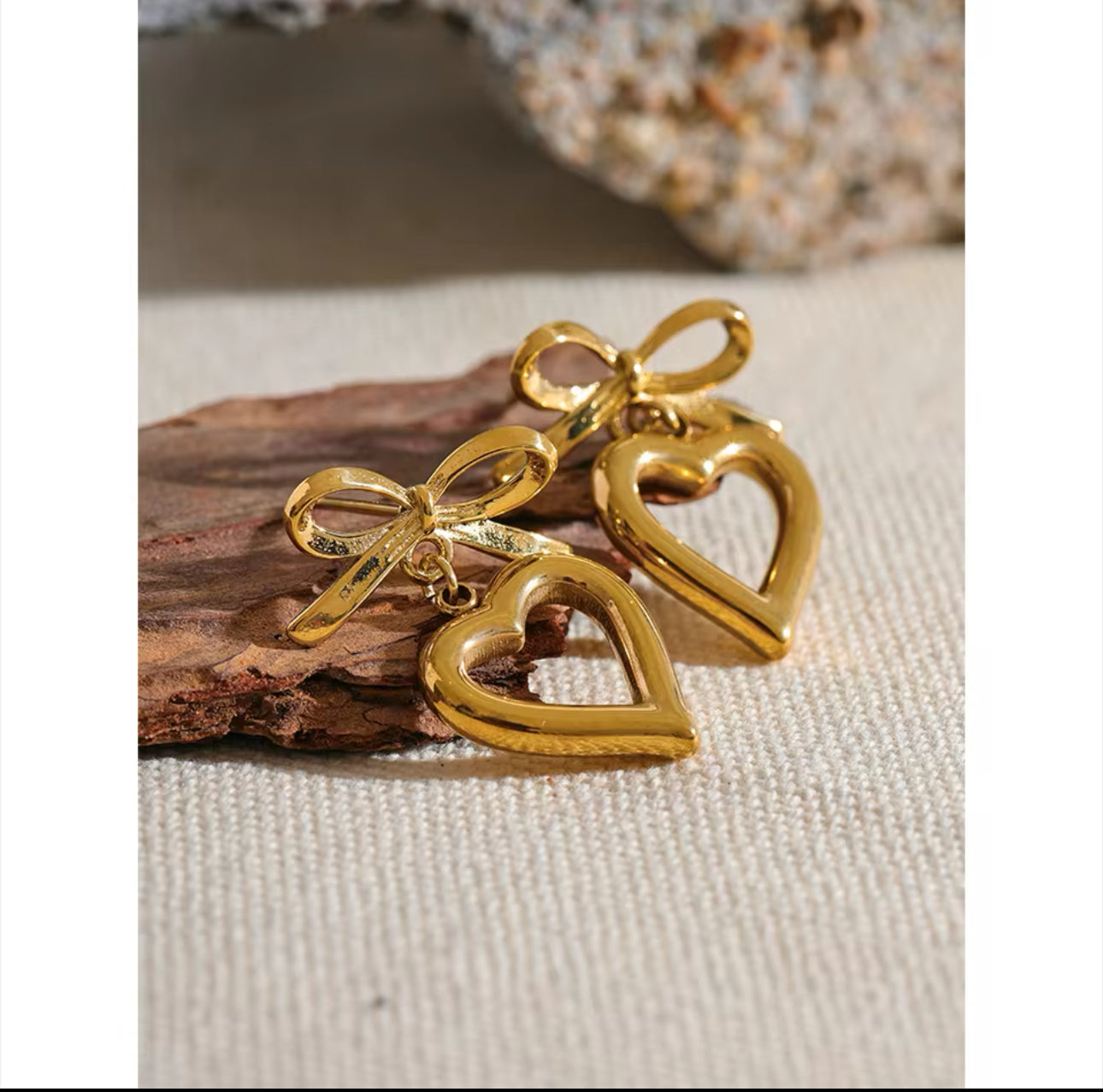 Bows and Hearts Earrings | Erika Williner Designs