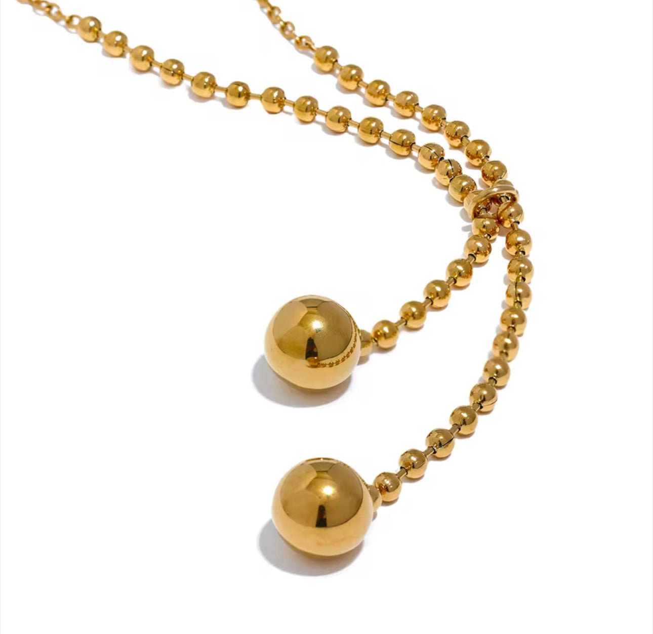 Ball and Chain Necklace | Erika Williner Designs