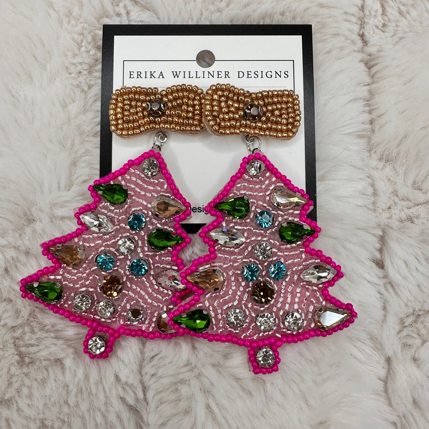 Holiday Collection Beaded Earrings | Erika Williner Designs