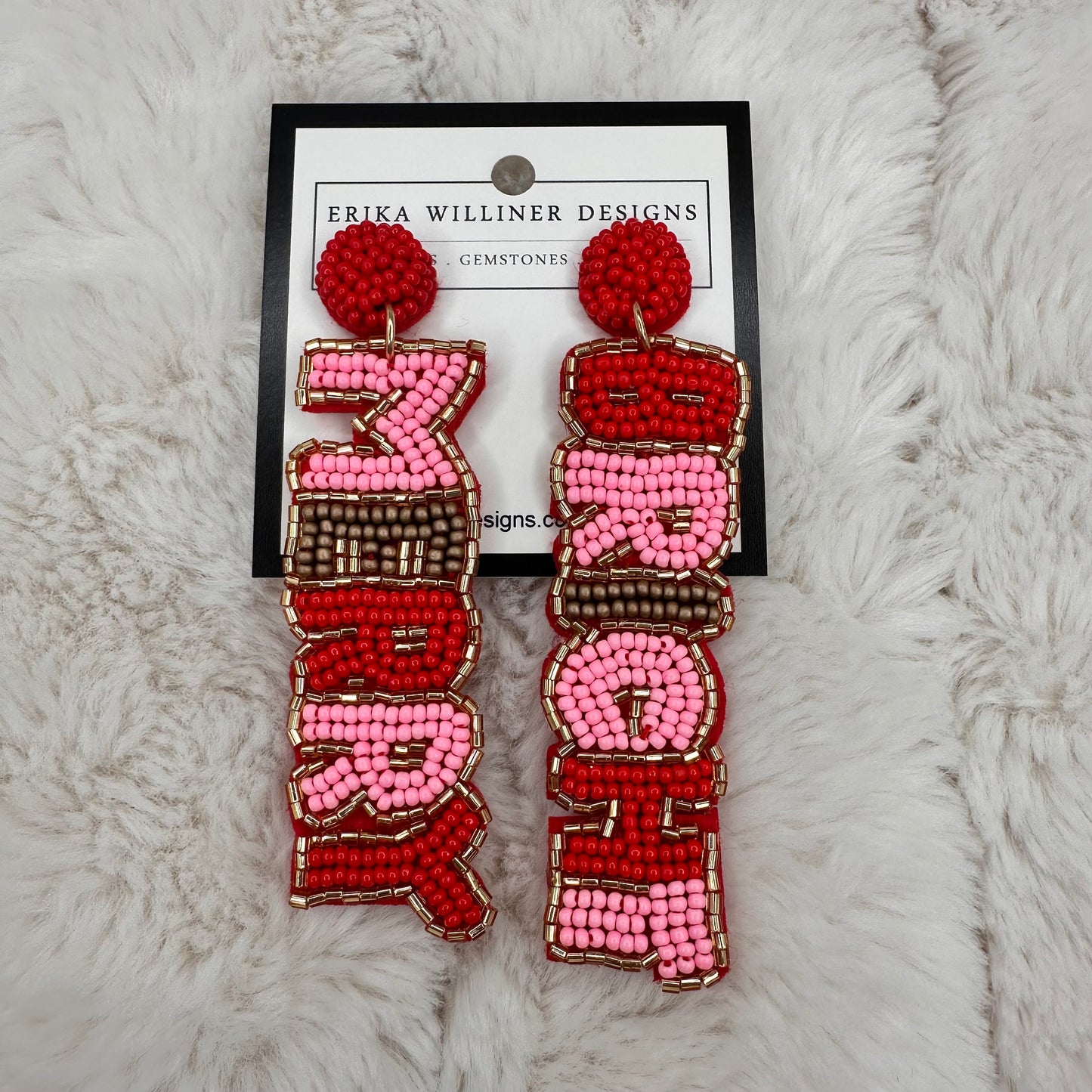 Holiday Collection Beaded Earrings | Erika Williner Designs