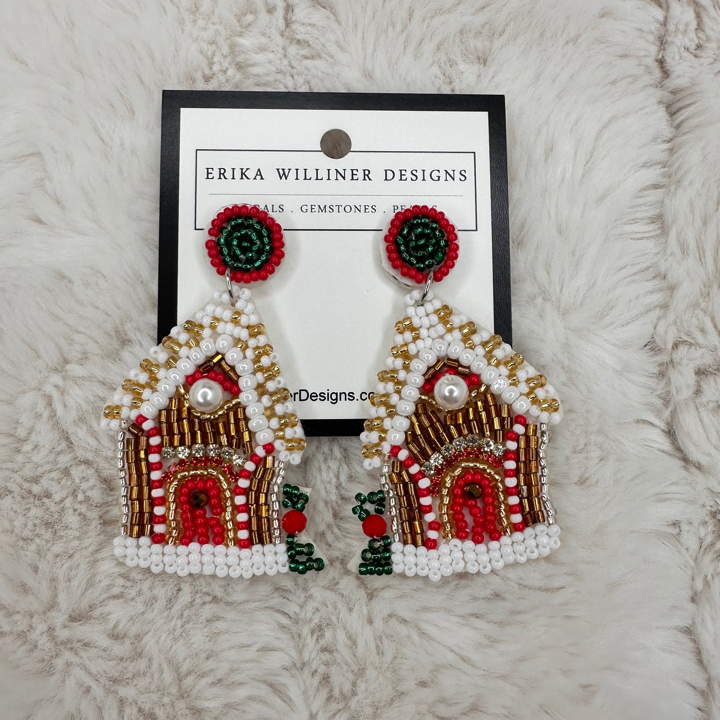 Holiday Collection Beaded Earrings | Erika Williner Designs