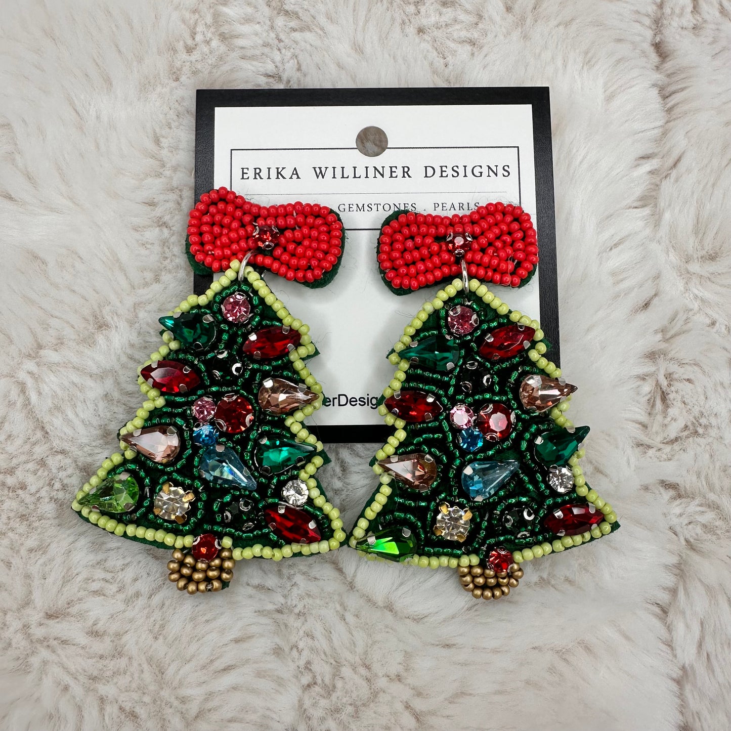 Holiday Collection Beaded Earrings | Erika Williner Designs