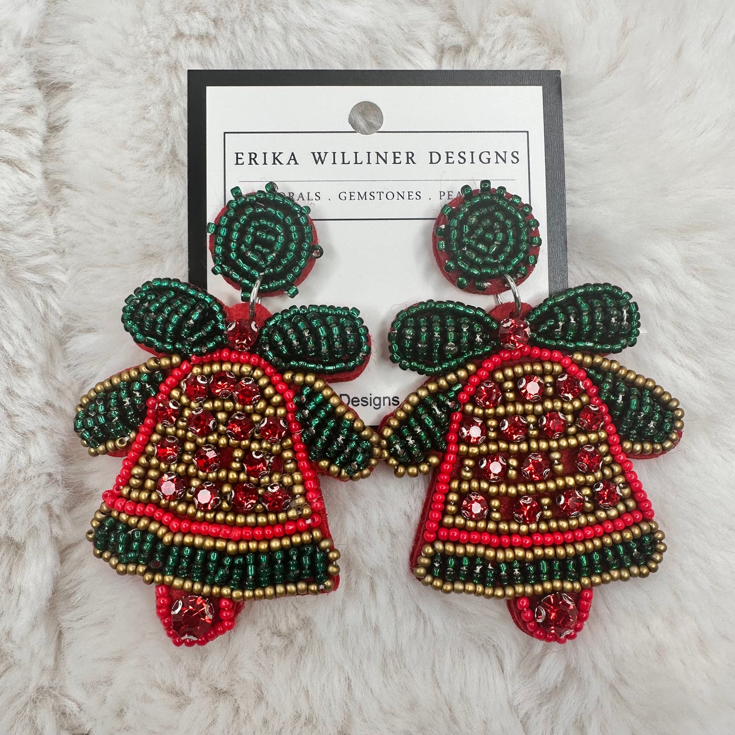 Holiday Collection Beaded Earrings | Erika Williner Designs