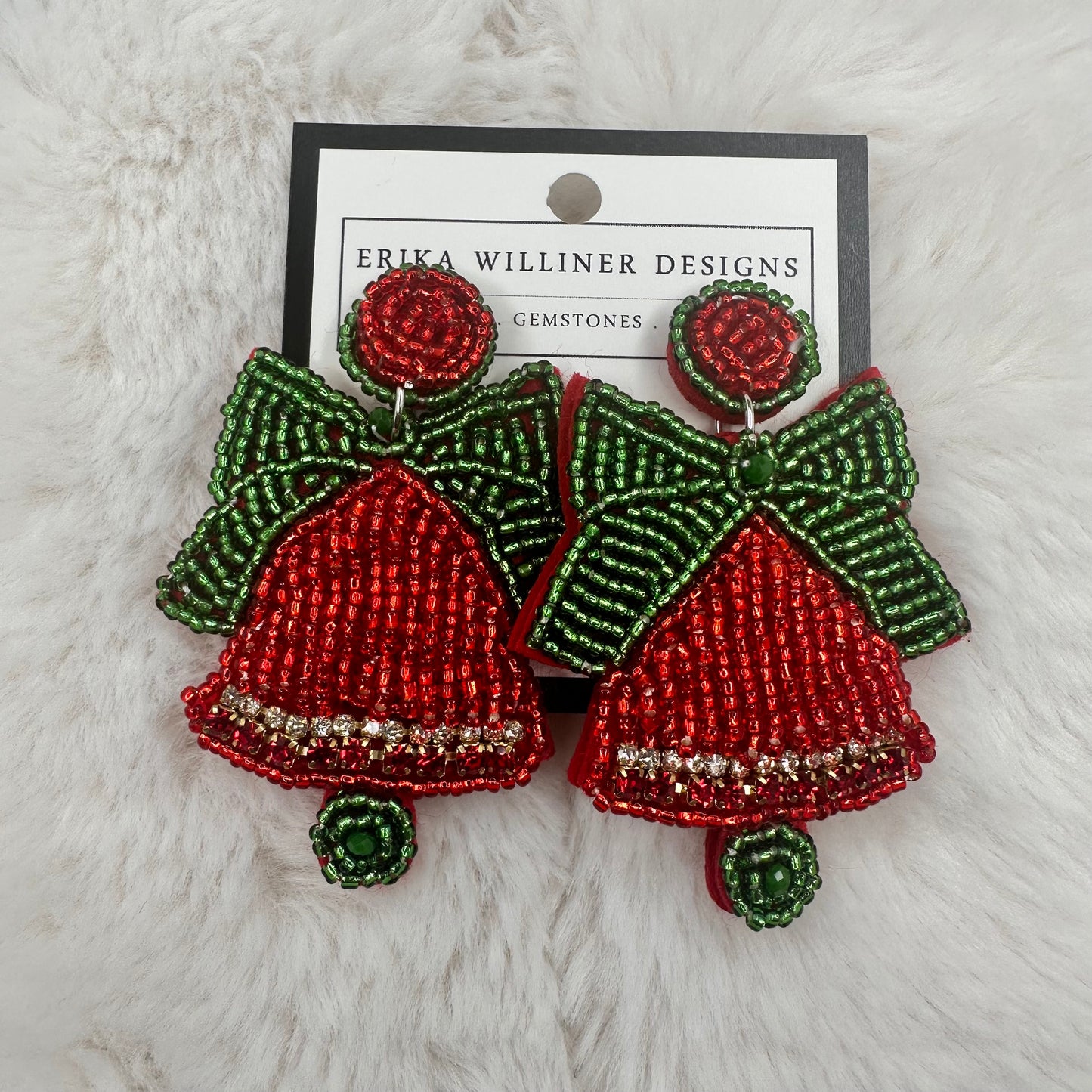 Holiday Collection Beaded Earrings | Erika Williner Designs