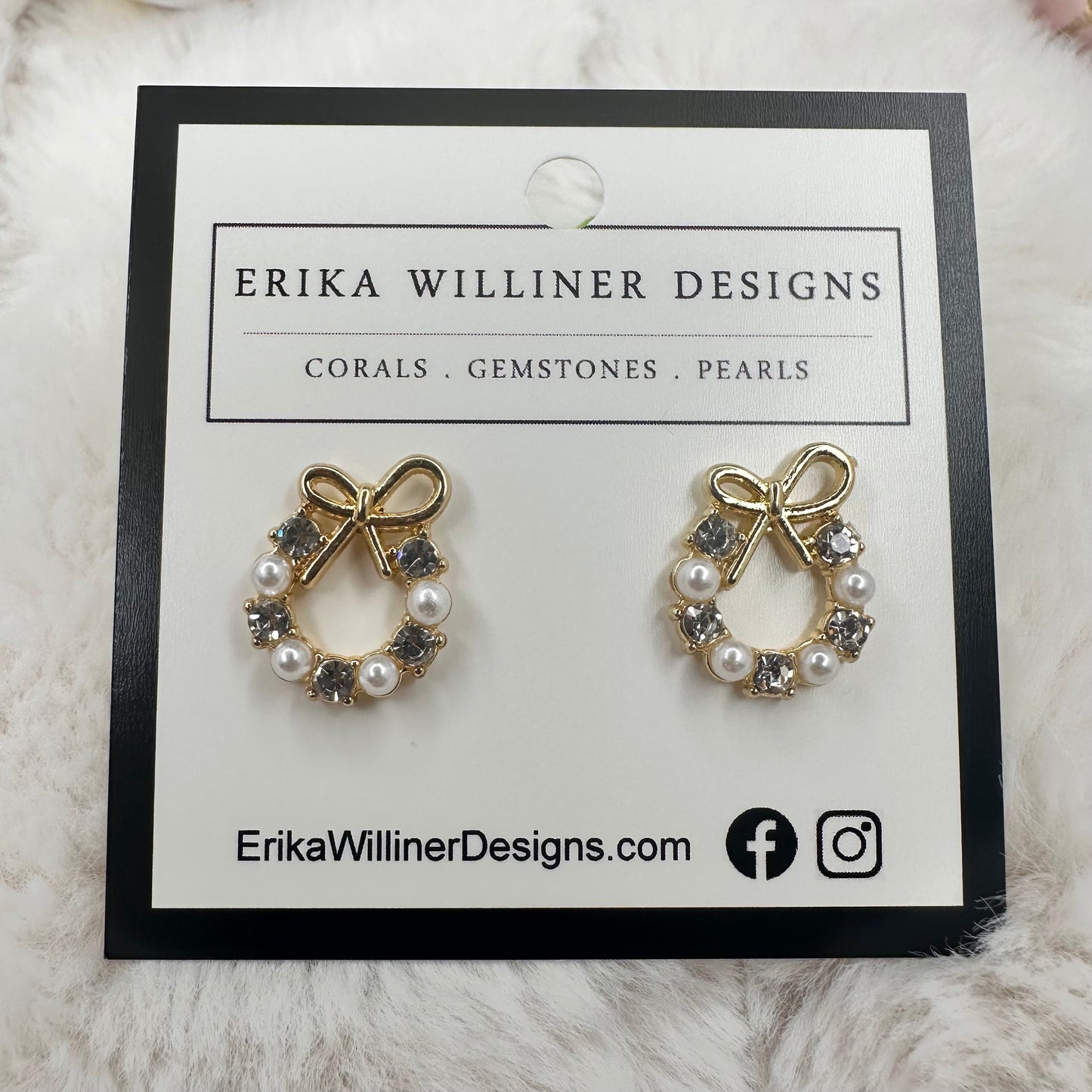 Sparkly Collection Holiday earrings | Erika Williner Designs