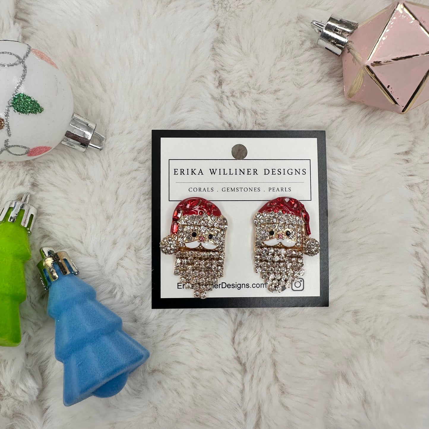 Sparkly Collection Holiday earrings | Erika Williner Designs