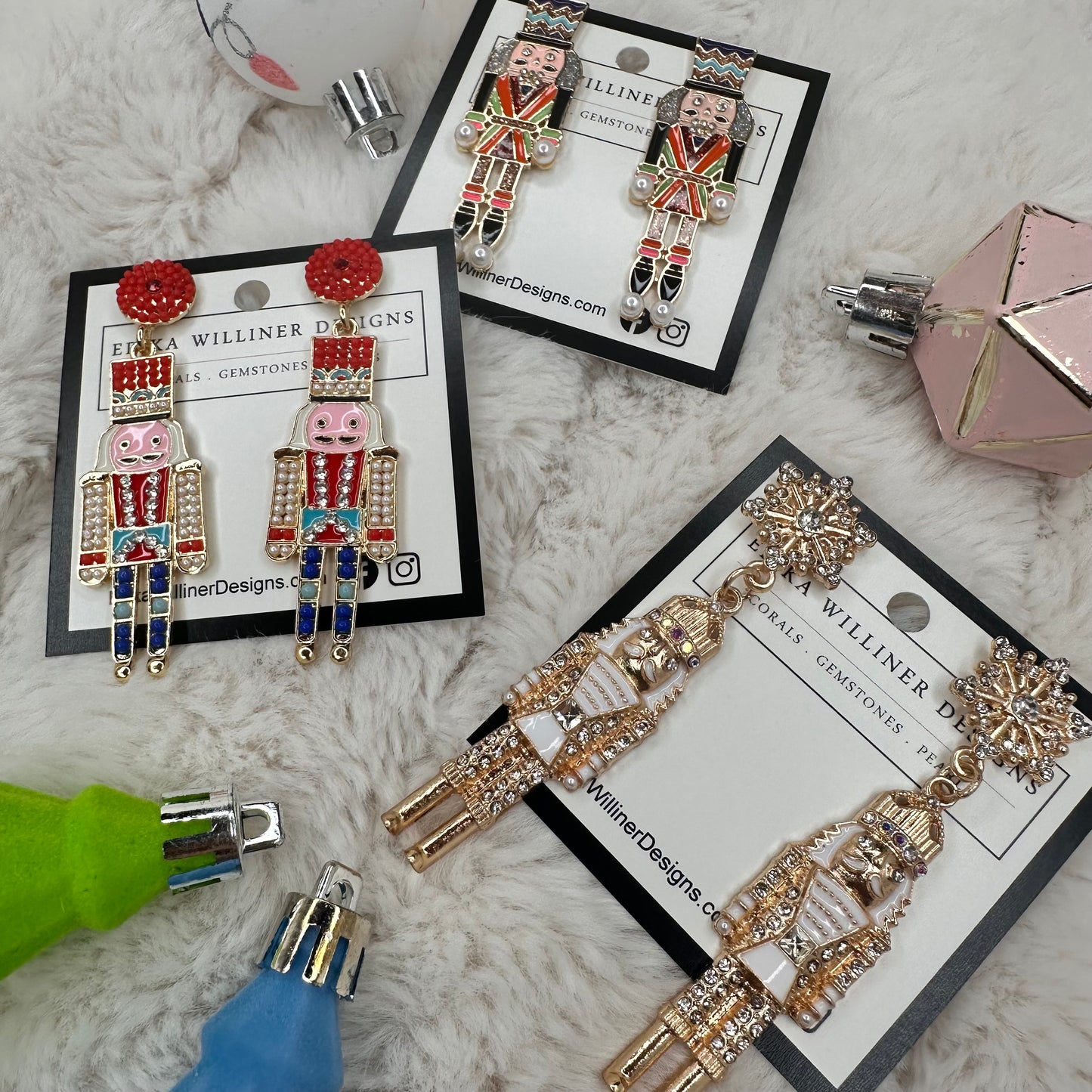 The Nutcracker Earrings - Erika Williner Designs