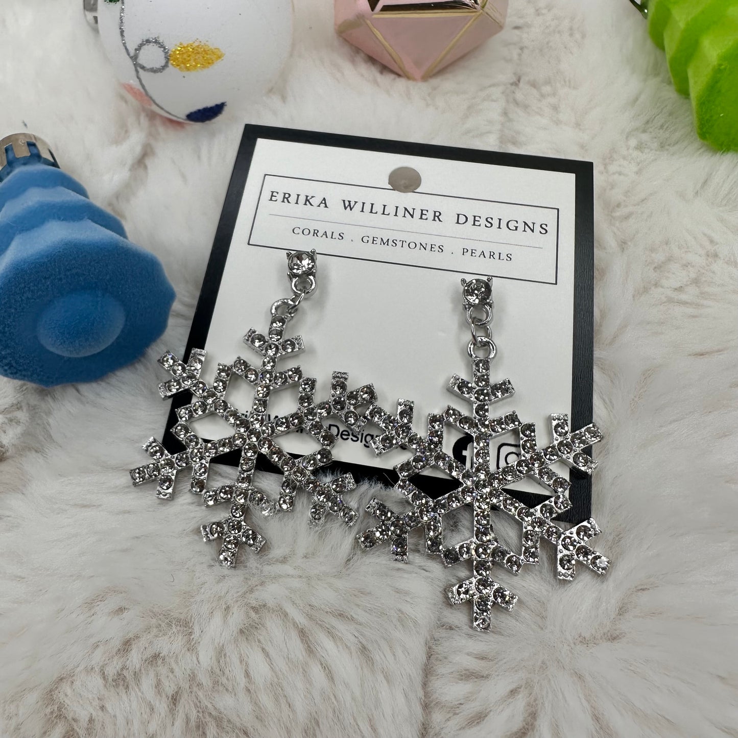 Sparkly Collection Holiday earrings | Erika Williner Designs