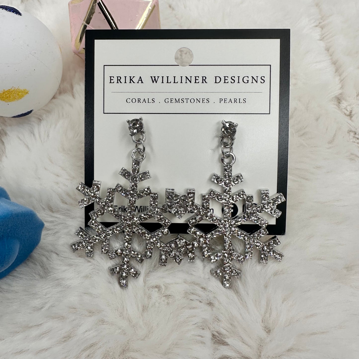 Sparkly Collection Holiday earrings | Erika Williner Designs