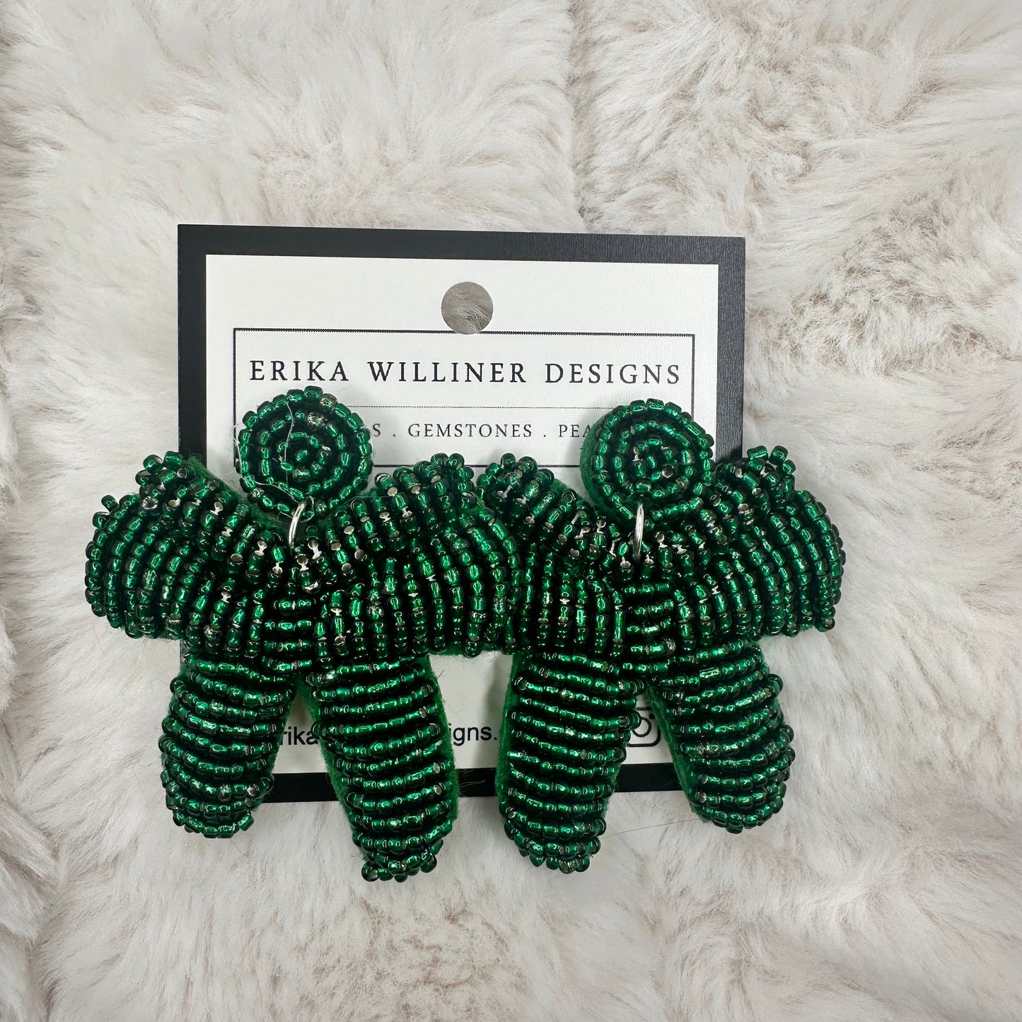 Holiday Collection Beaded Earrings | Erika Williner Designs