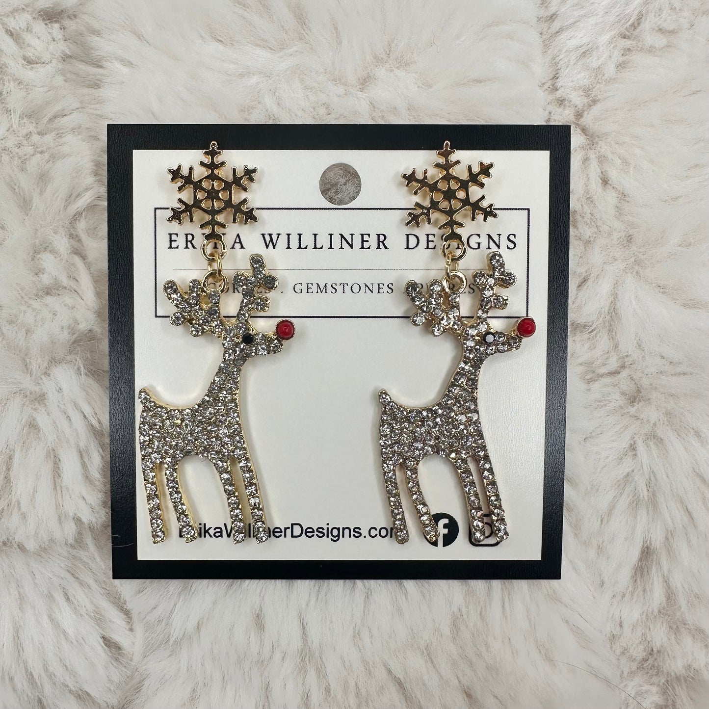 Sparkly Collection Holiday earrings | Erika Williner Designs