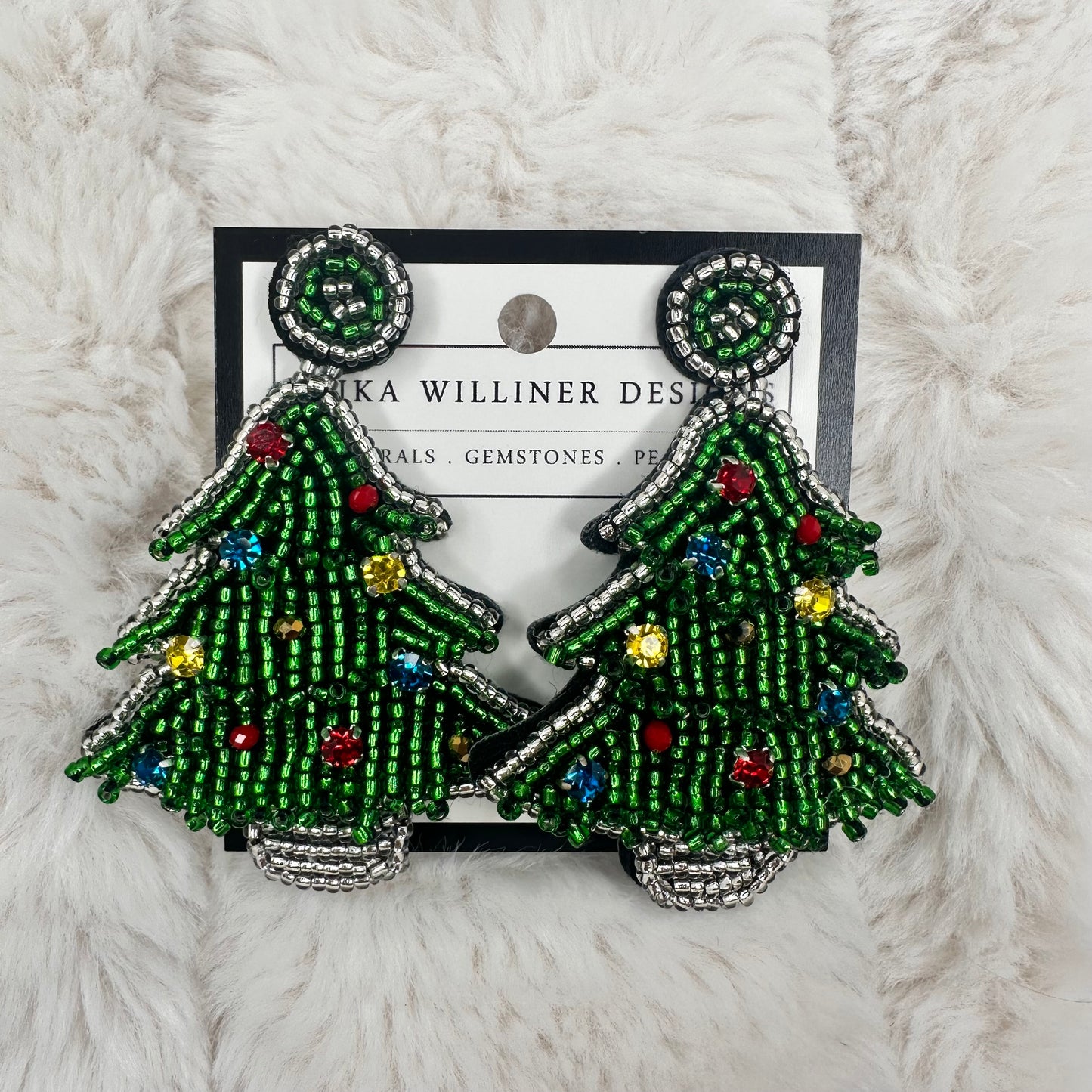 Holiday Collection Beaded Earrings | Erika Williner Designs