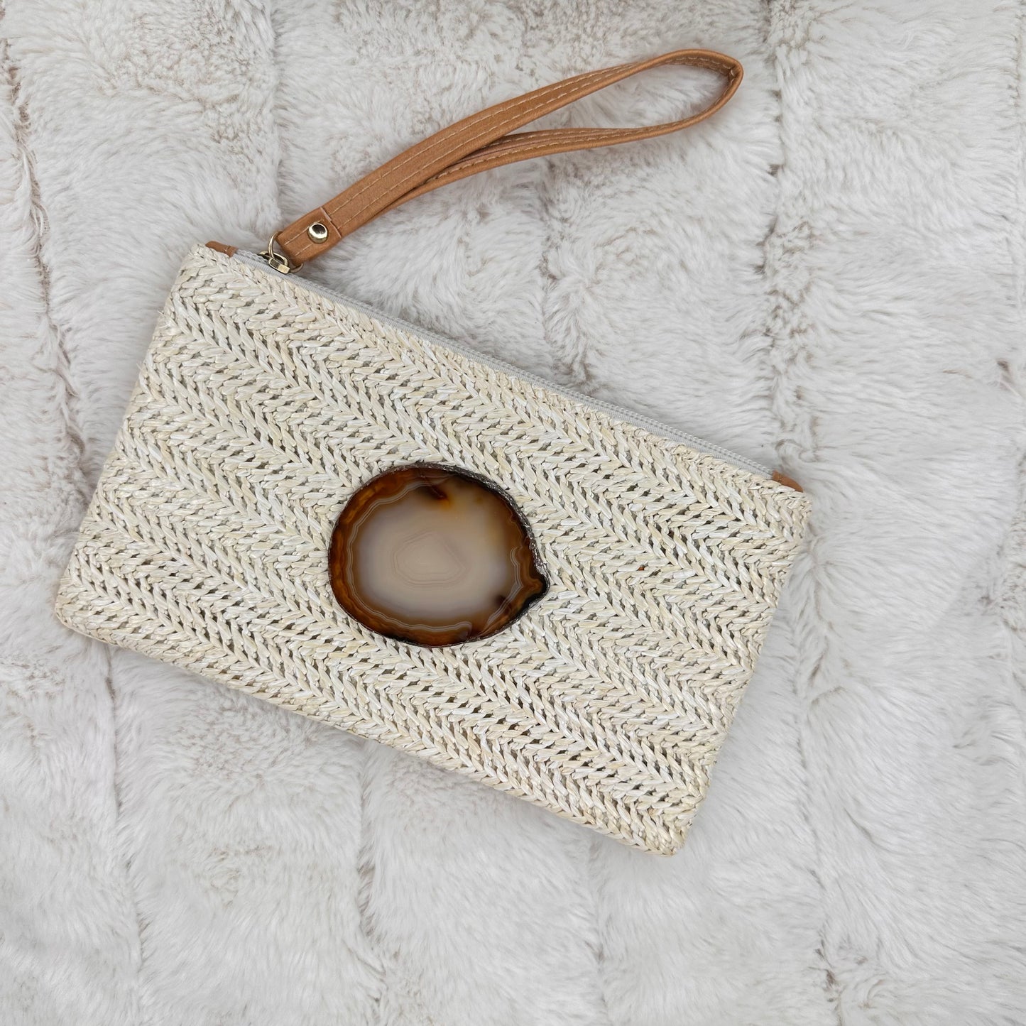 Wristlet with agate | Erika Williner Designs