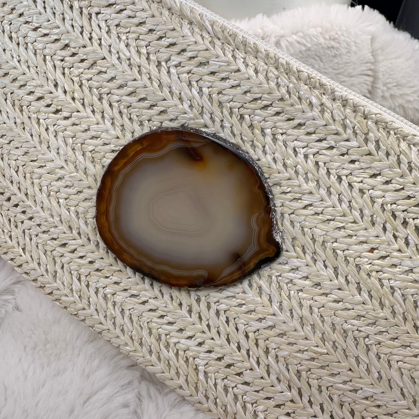 Wristlet with agate | Erika Williner Designs