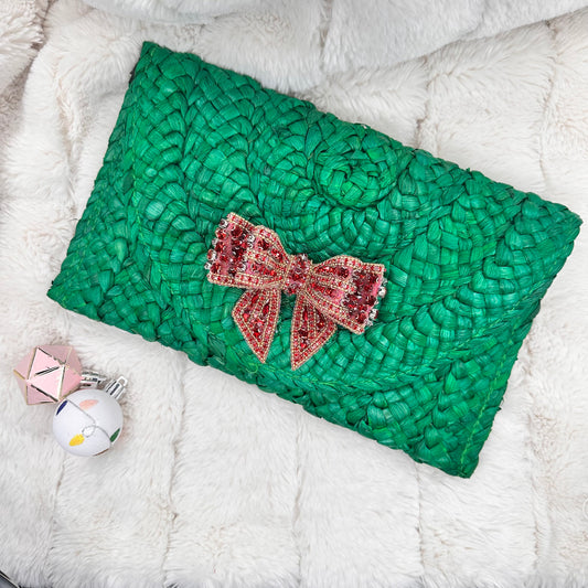 Clutch with Bow | Erika Williner Designs