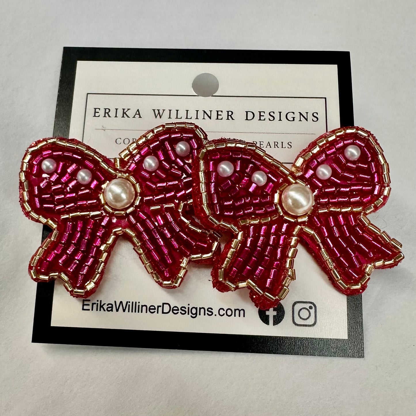 Holiday Collection Beaded Earrings | Erika Williner Designs