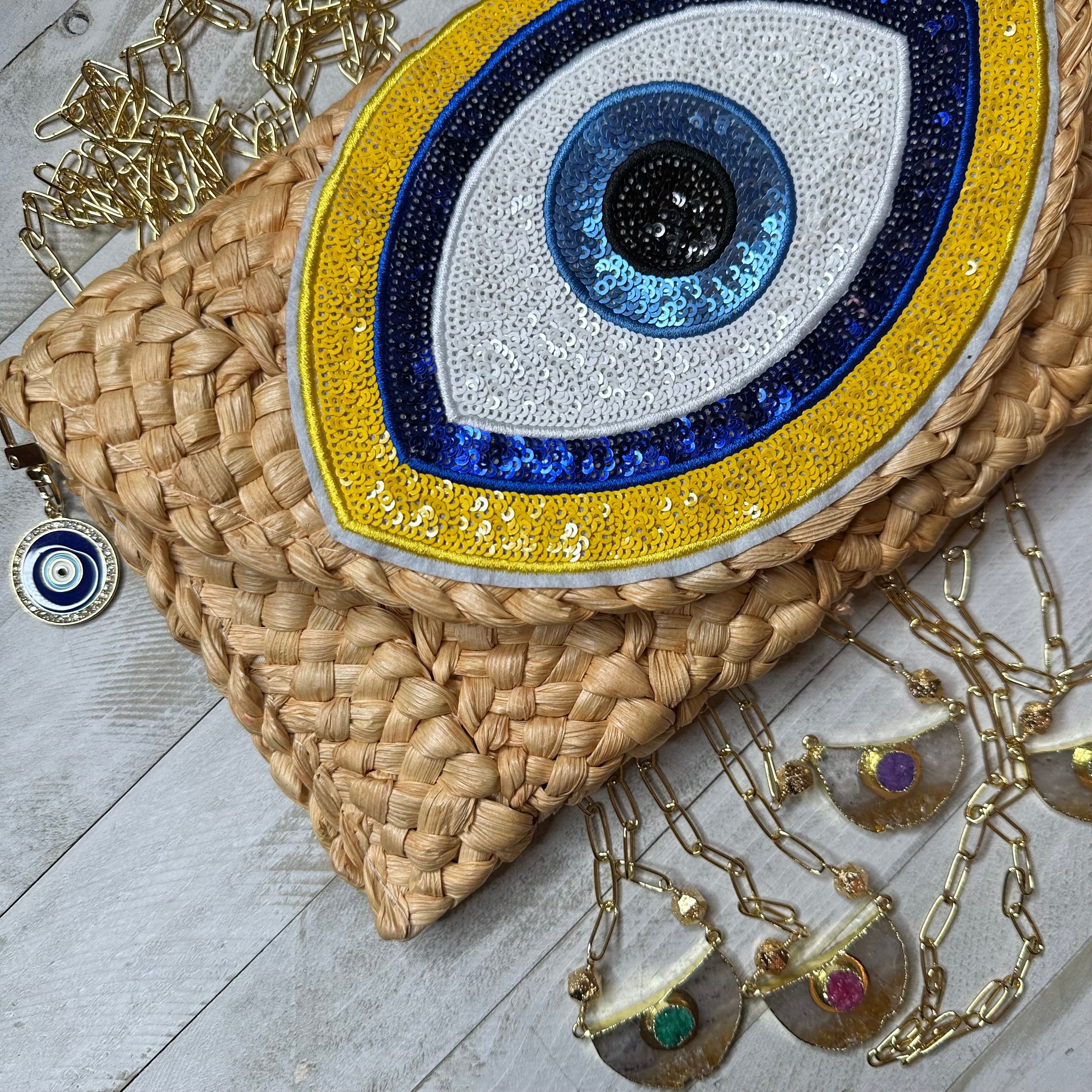 Eye clutch bag sale